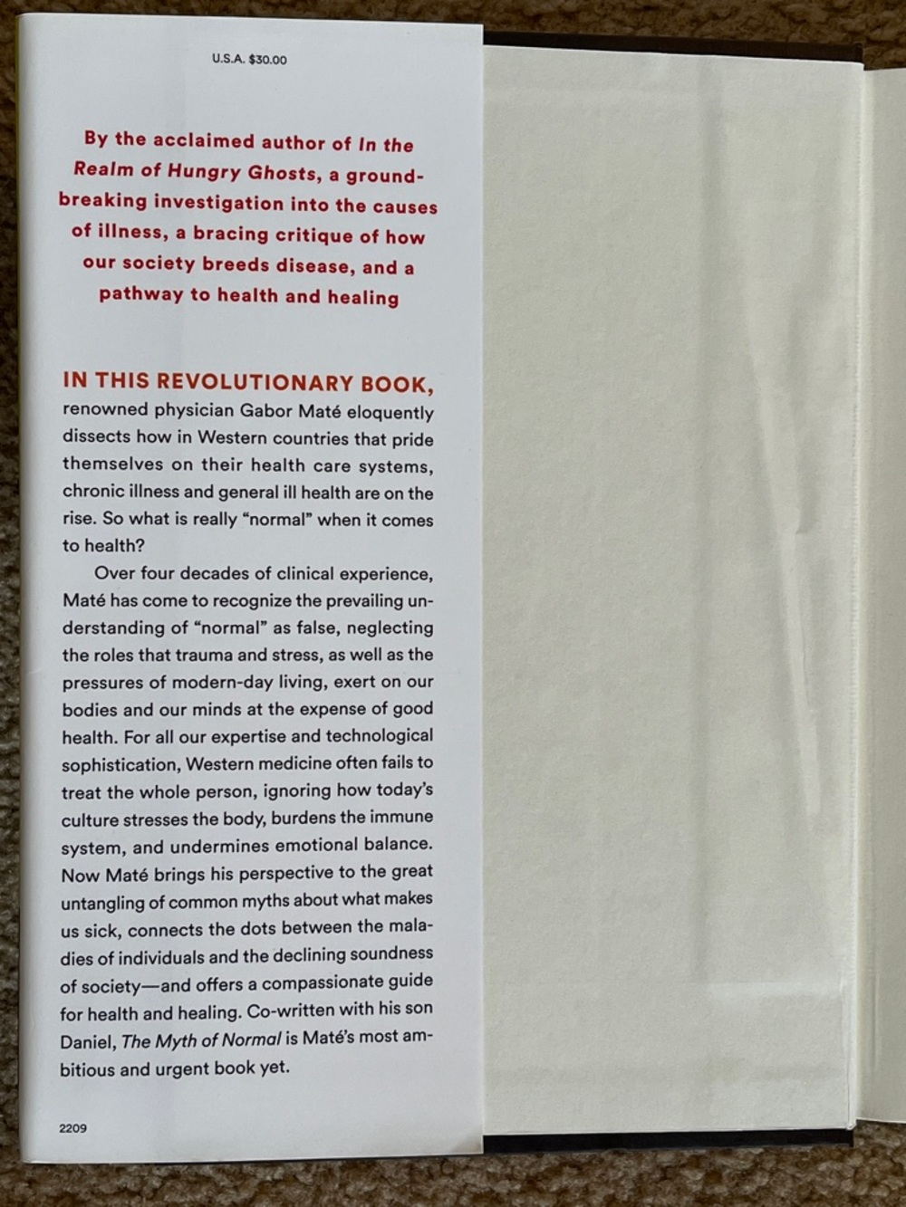 Gabor Maté - The Myth of Normal - Picture 3 of 5